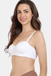 Zivame Padded Wired 3/4Th Coverage Multiway Bra - Off White — thumbnail 3
